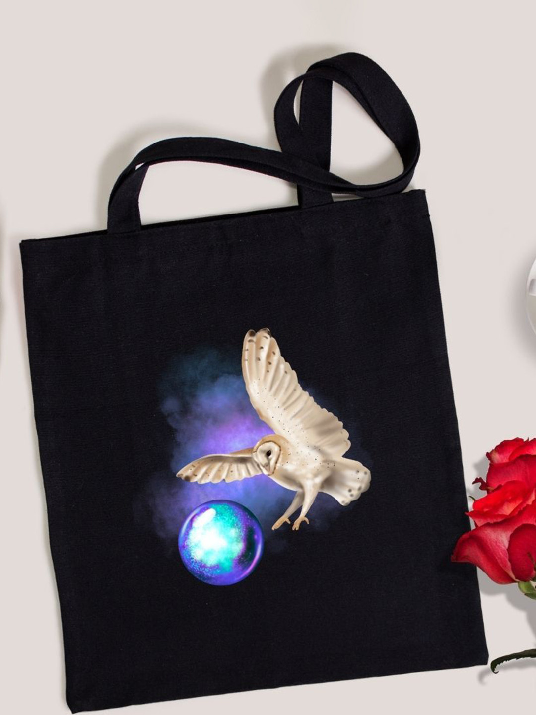 Toteaa - Carry your Charm Graphic Printed Shopper Cotton Tote Bag