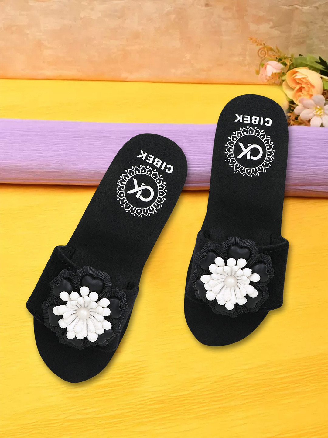 CIBEK Doctor Extra Soft Orthopedic Slippers with Arch Support, Cushioned Anti-Skid Sole