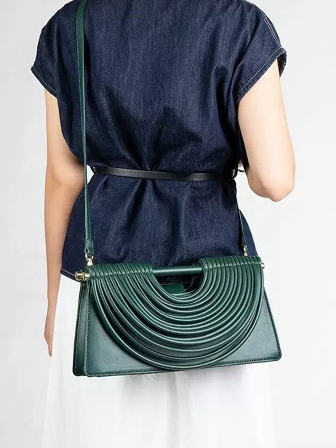 bebe Noodle Design Crossbody Handheld Bag