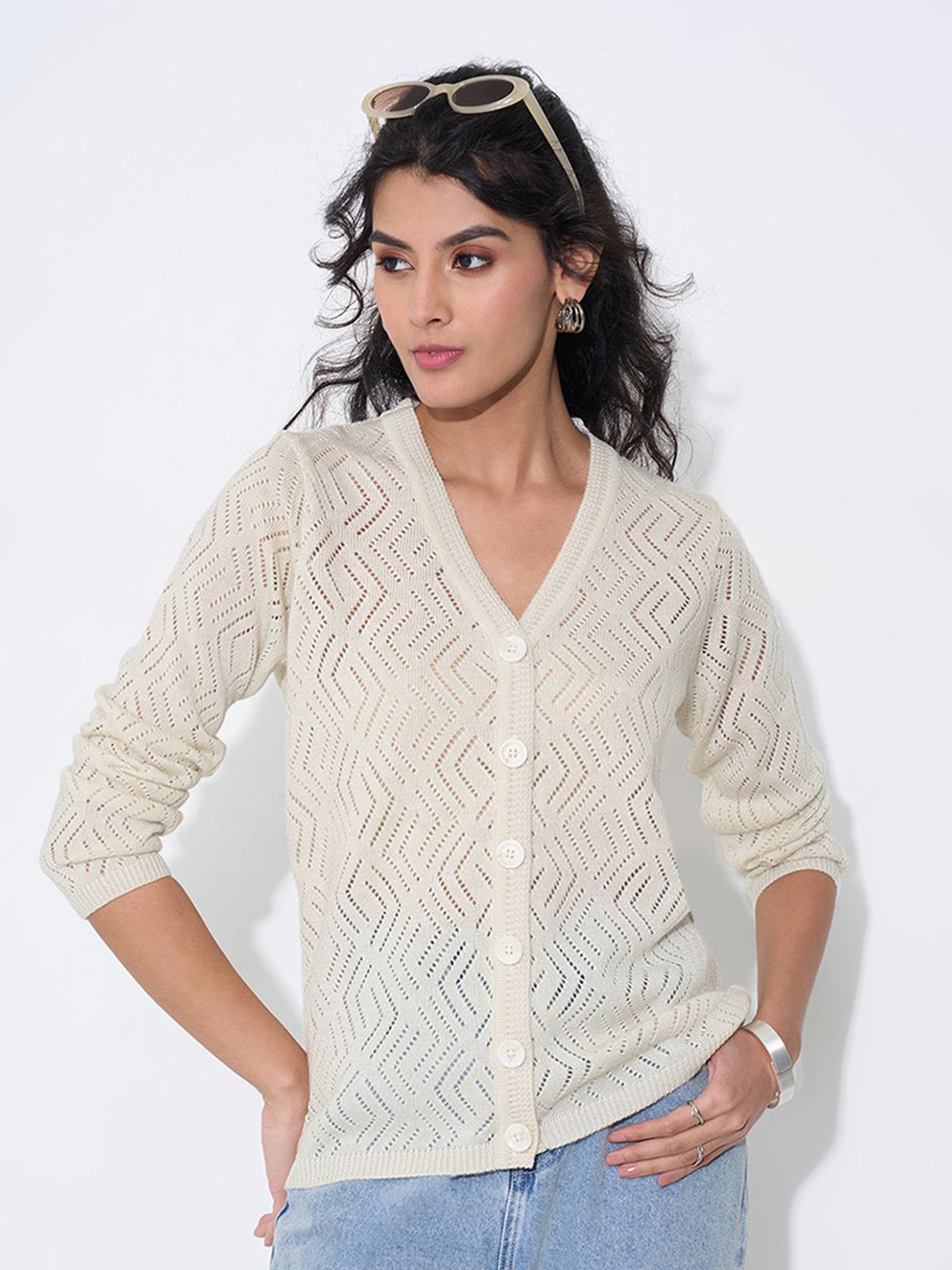 RANGMANCH BY PANTALOONS Women Cardigan