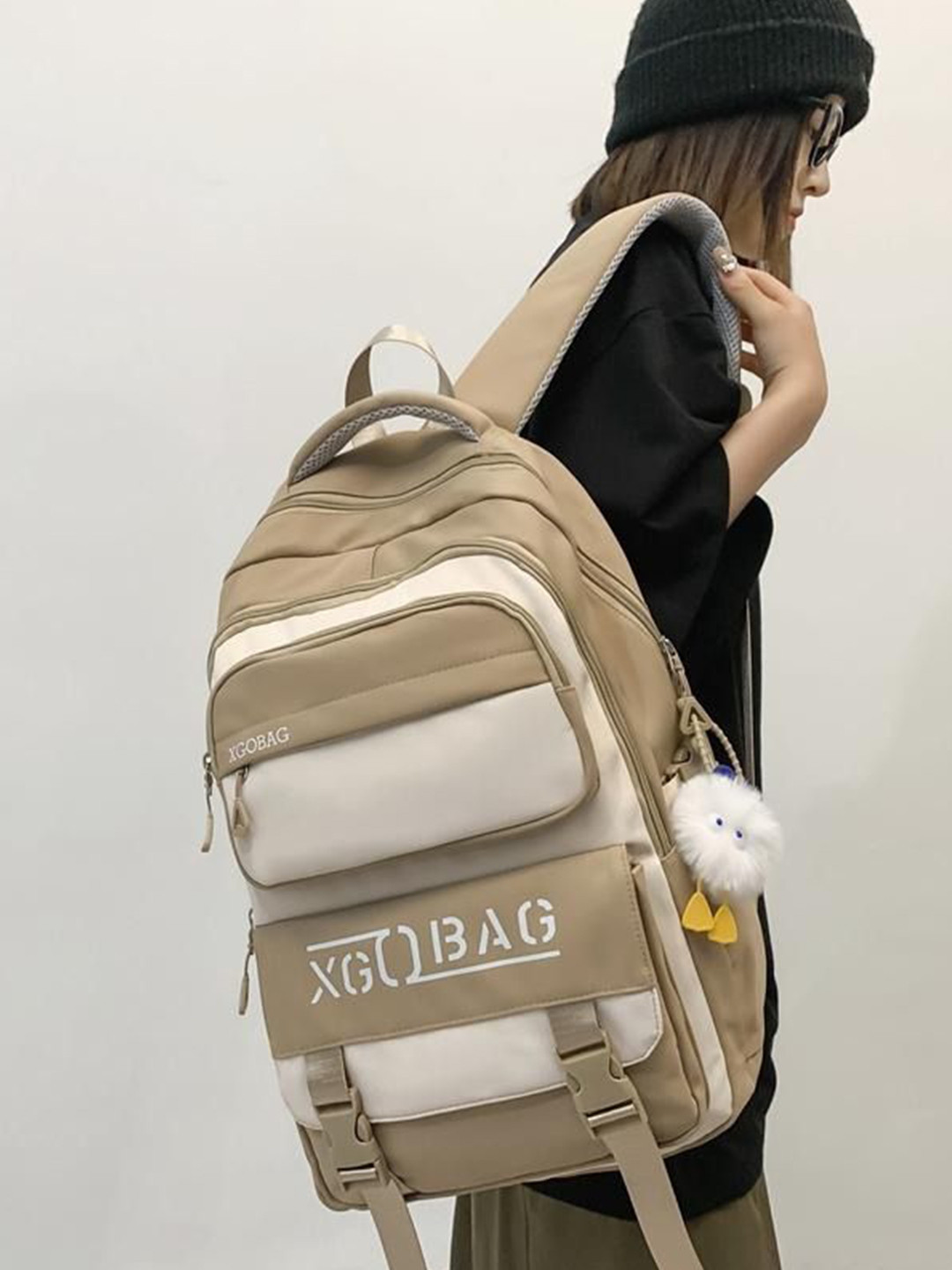 WALSON Typography Printed Waterproof Breathable Lightweight Laptop Backpack