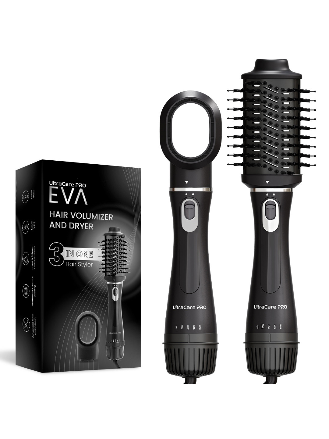 UltraCare PRO EVA 3 In 1 Hair Volumizer Hair Dryer