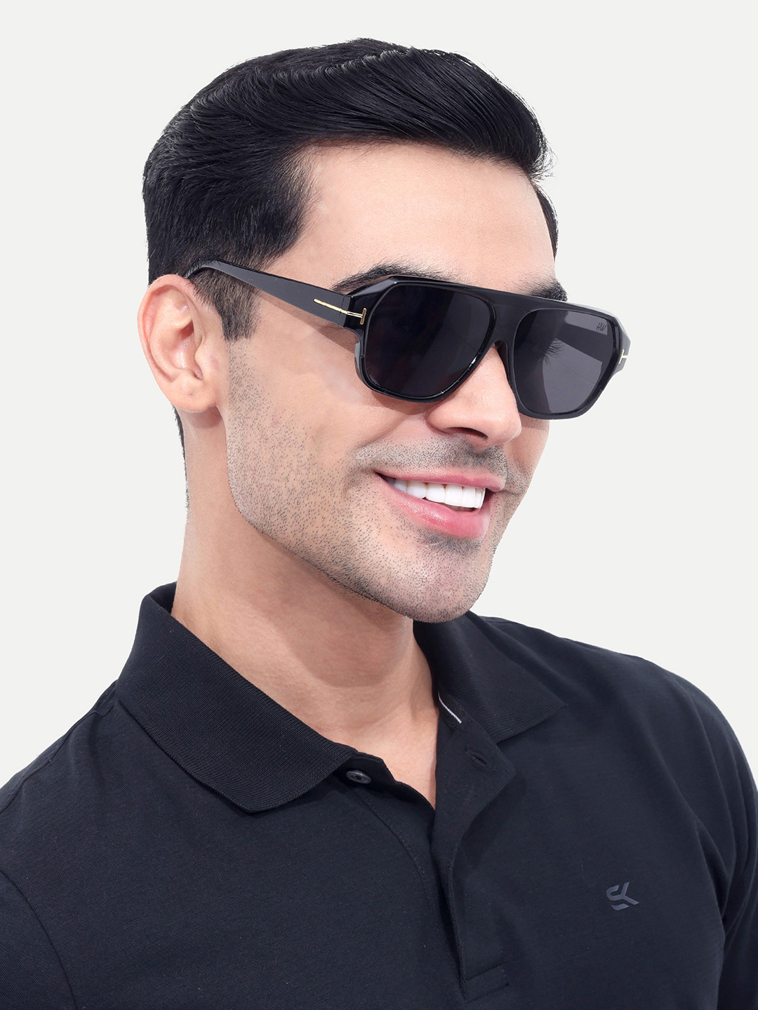 HAMILTANO WINSTON Men UV Protected Rectangle Sunglasses SKU225