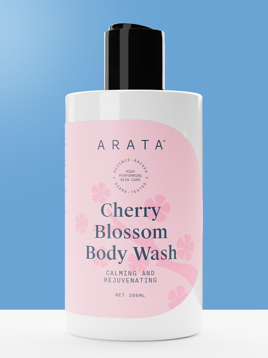 ARATA Body Wash with Cherry Blossom Fragrance & Coconut Oil Extracts - 300ml