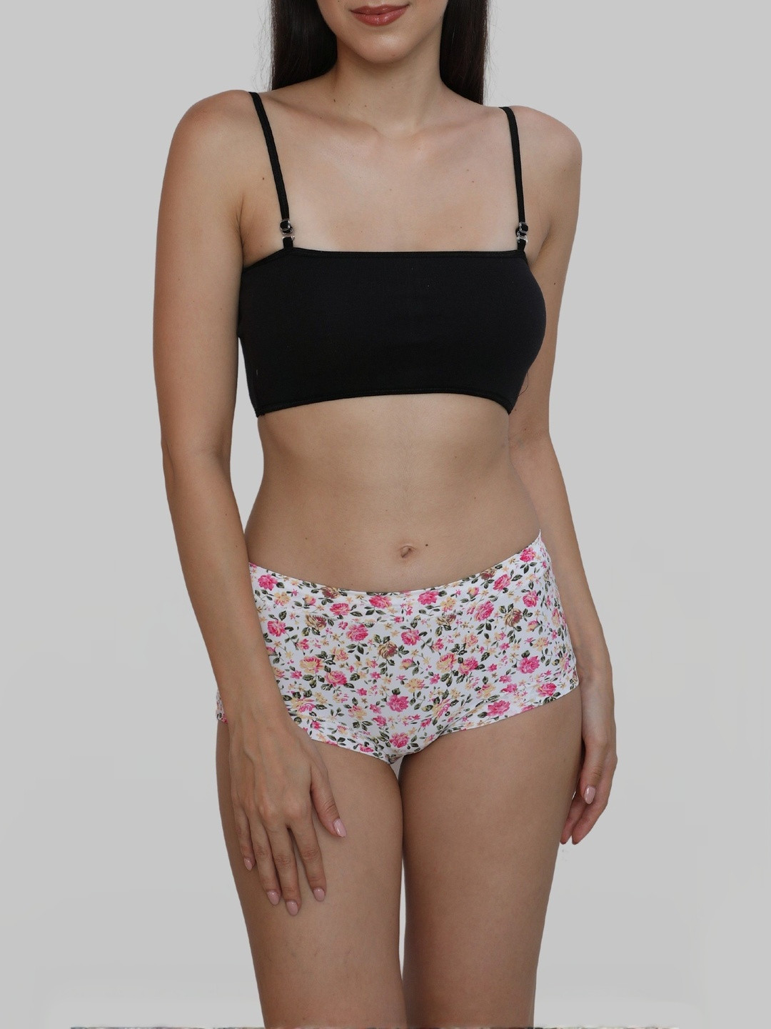Glamoras Women Floral Printed Anti-Microbial Hipster Briefs