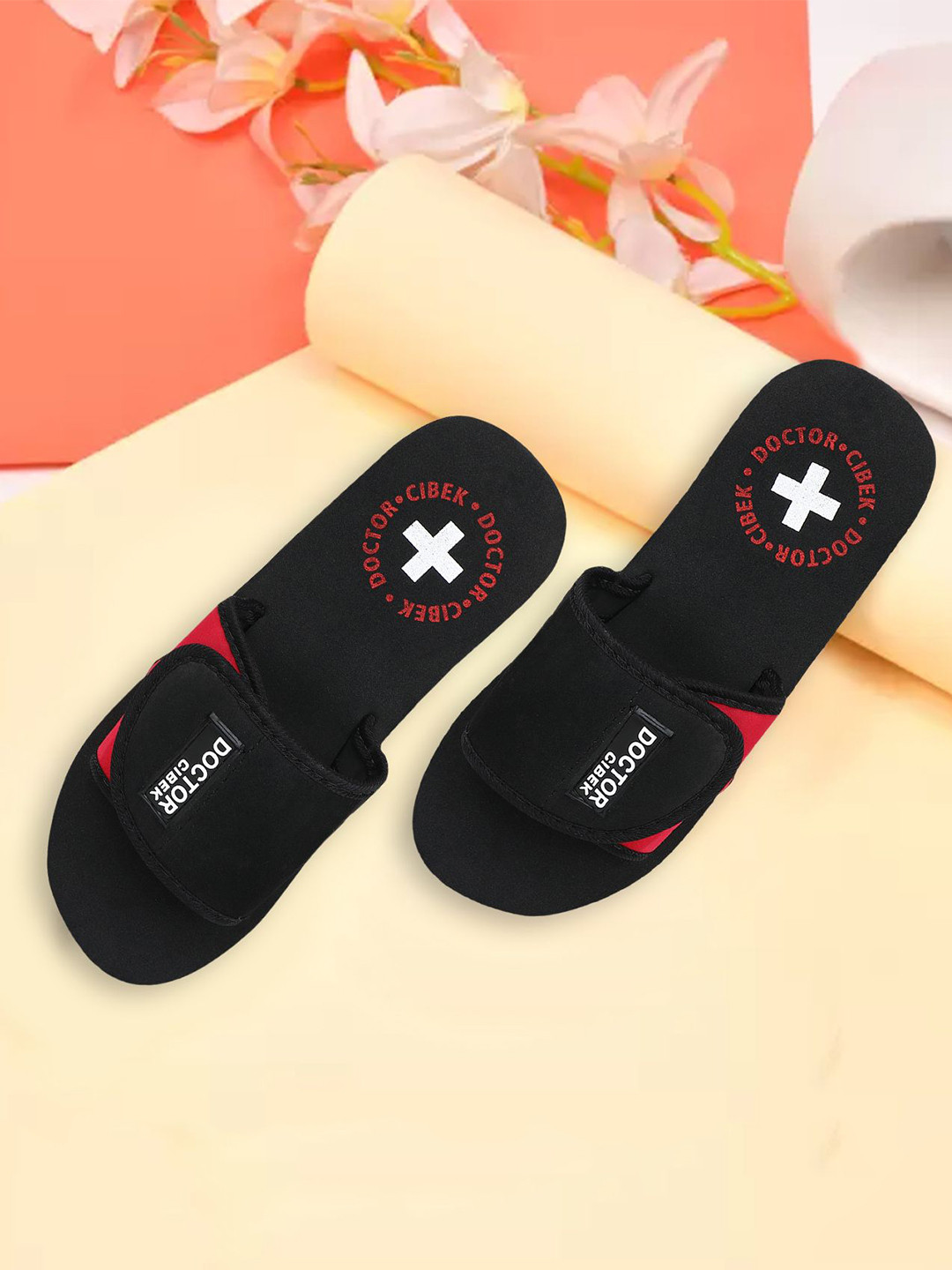 CIBEK Doctor Extra Soft Orthopedic Slippers with Arch Support, Cushioned Anti-Skid Sole