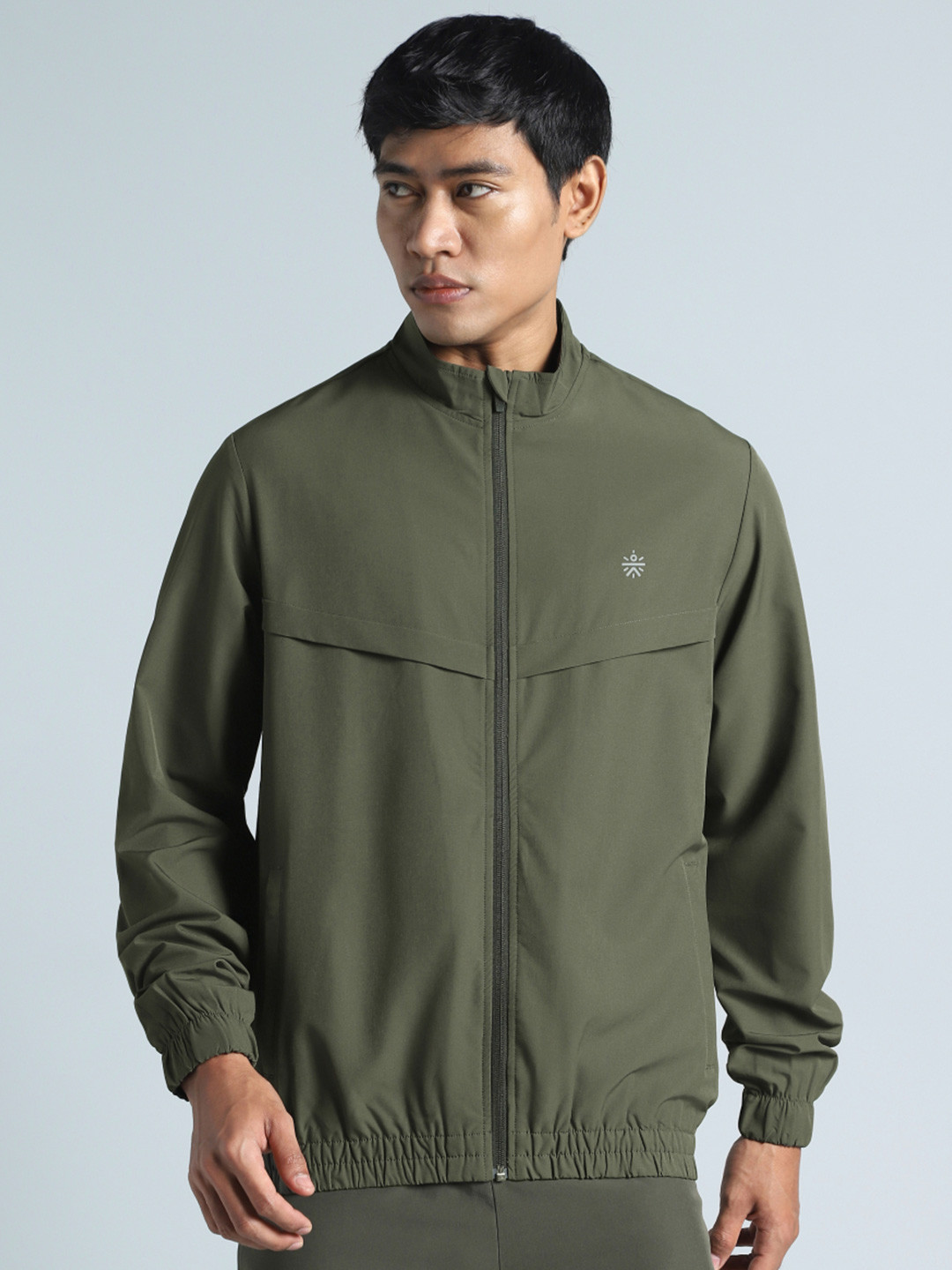 CULT Men Olive Train in Workout Jacket