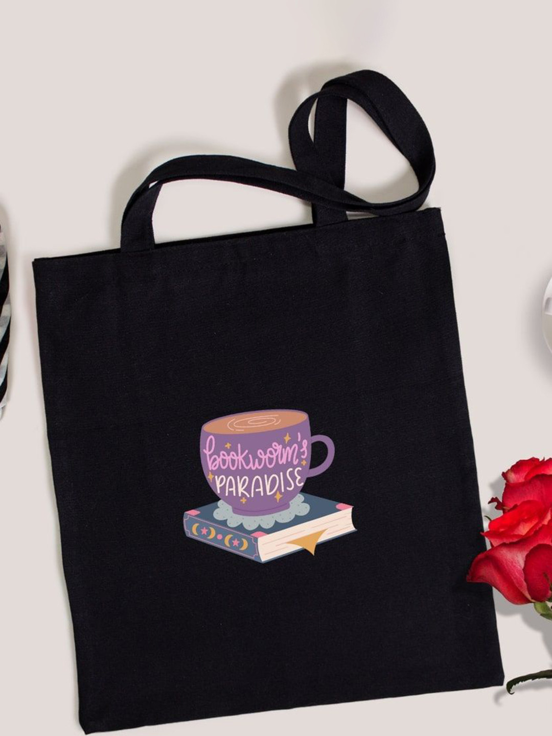 Toteaa - Carry your Charm Graphic Printed Shopper Cotton Tote Bag