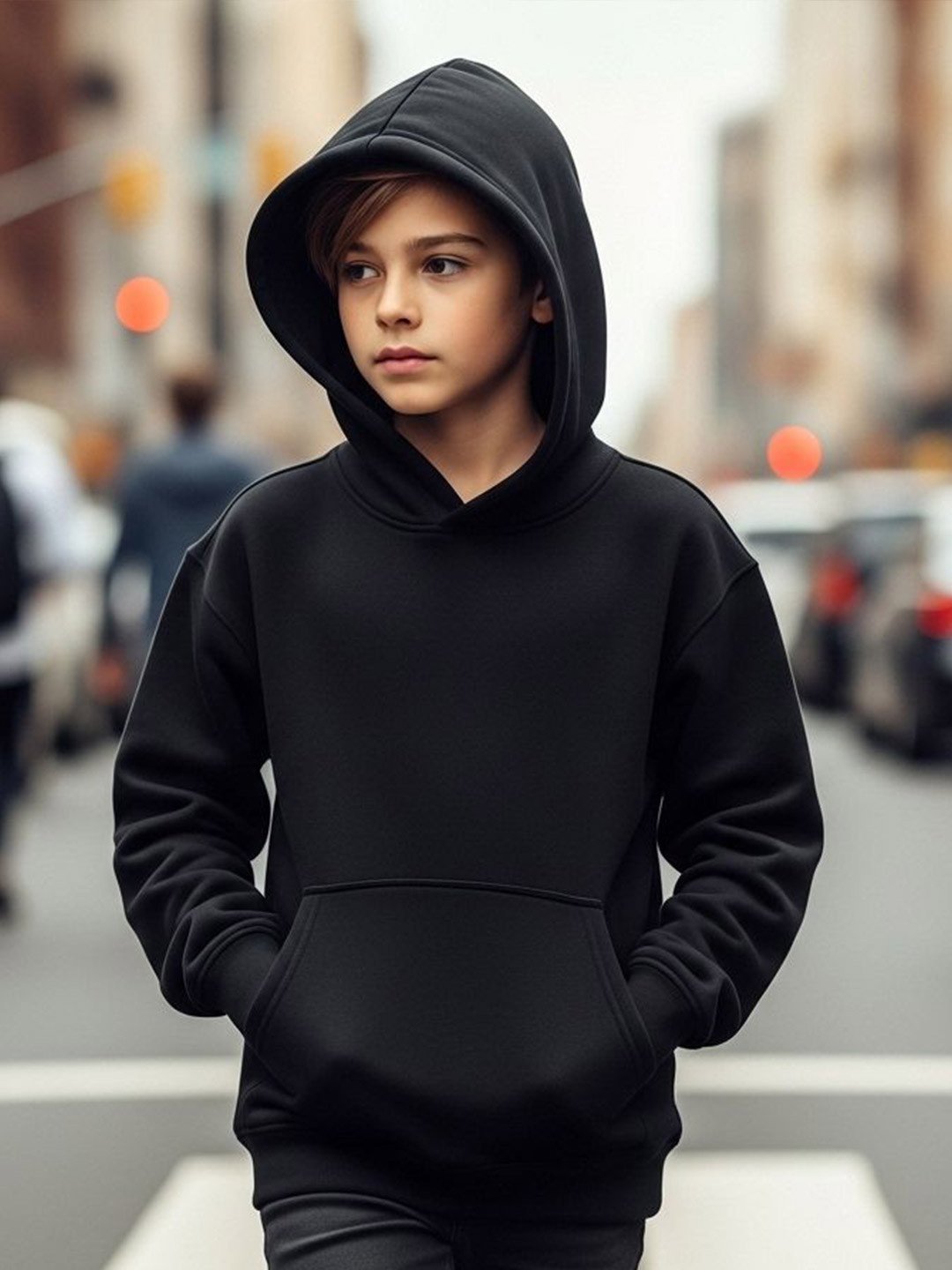 LONDON STREETS Boys Anime Graphic Printed Hoodie