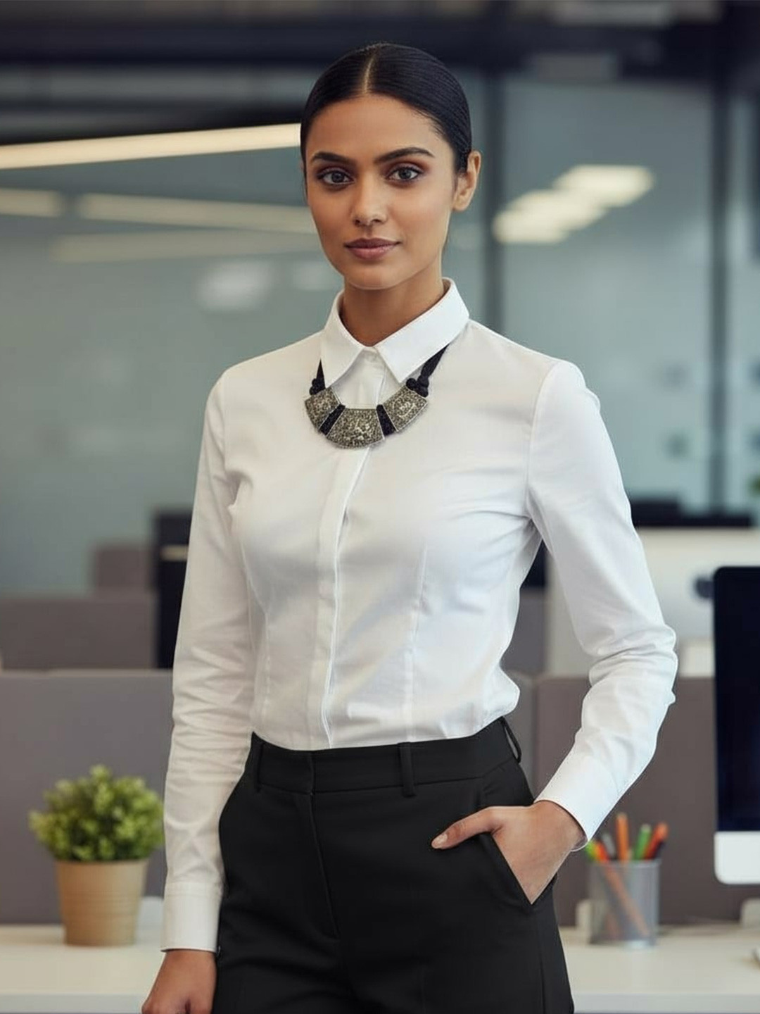 FIROZA Tribal Statement Necklace