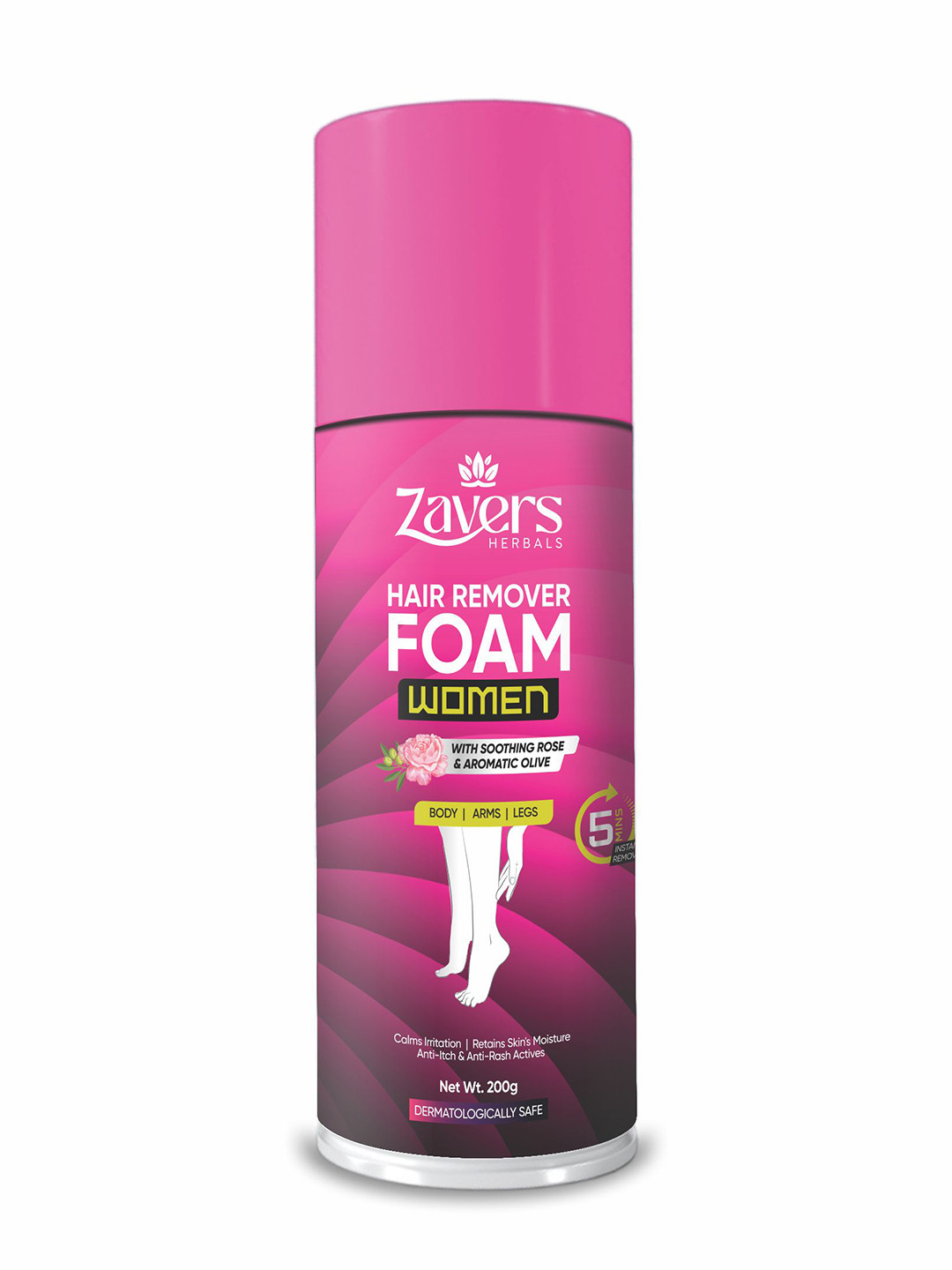 Zavers Hair Remover Foam With Rose & Olive- 200 g