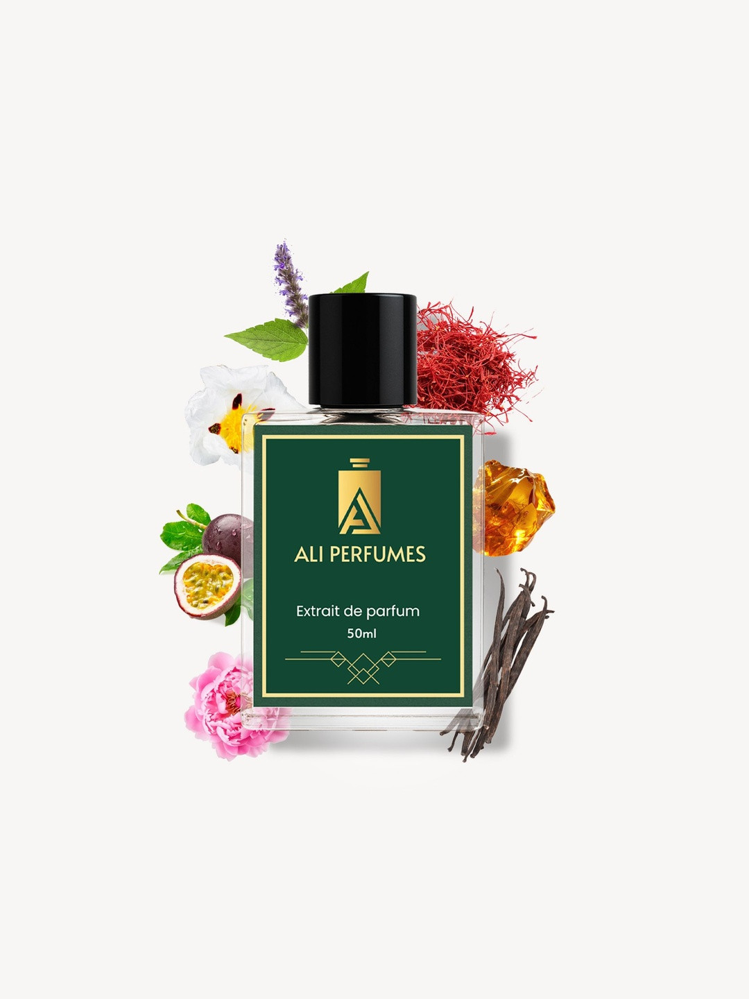 Ali Perfumes Oud Marcuja Long Lasting Extrait De Perfume - 50 ml