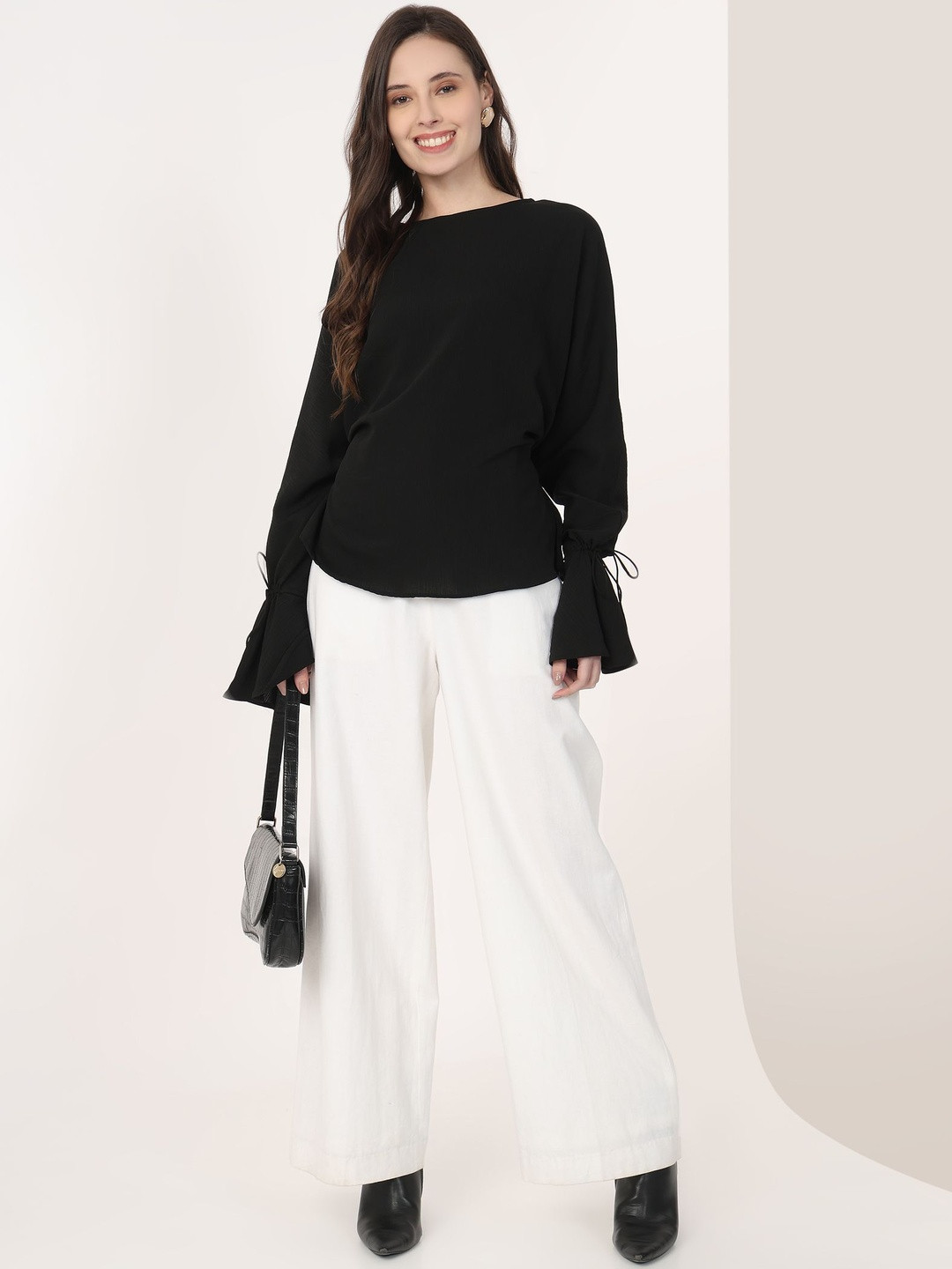 MISH X Flared Sleeve Top