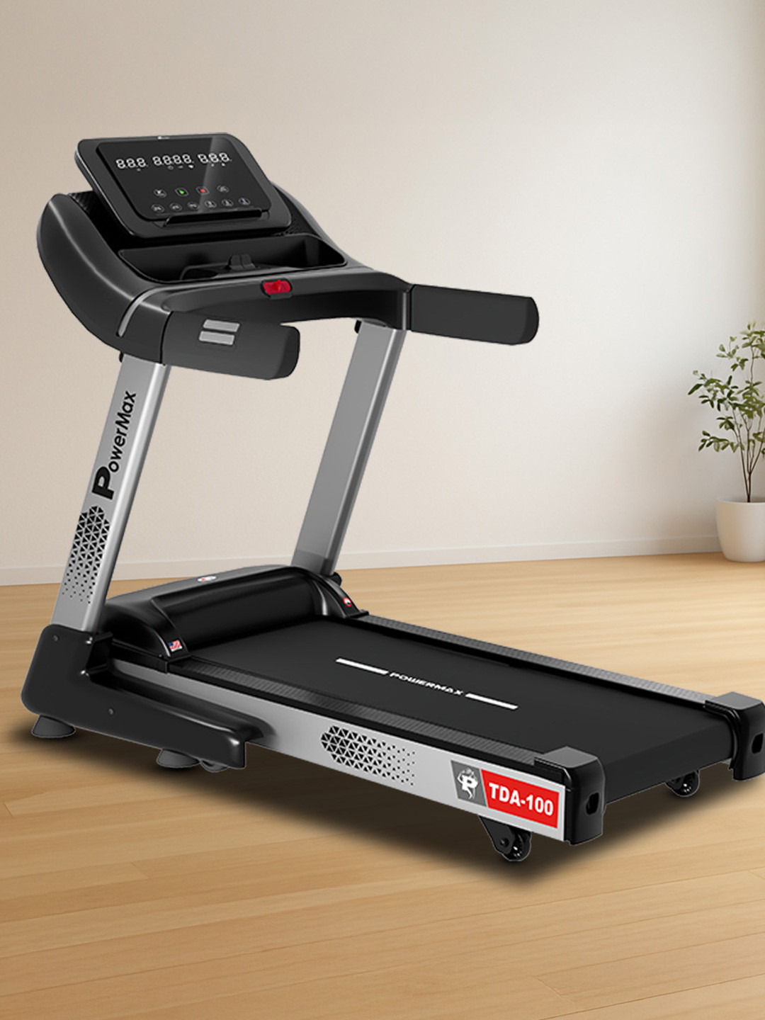 PowerMax Fitness  TDA-100 4HP Peak Auto Incline Motorised Treadmill