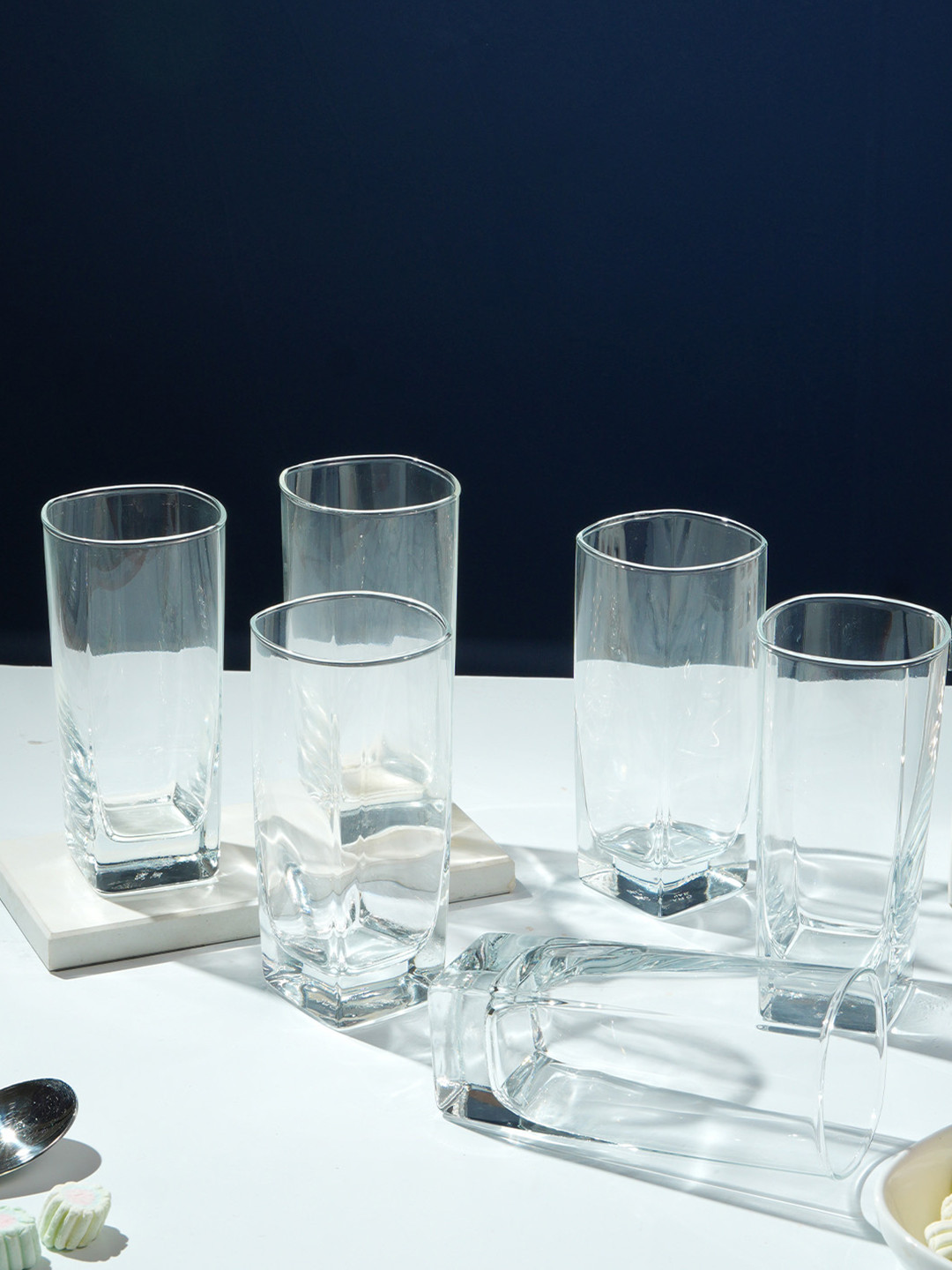 Luminarc International Transparent 6 Dishwasher and Microwave Safe Glass Water Glass