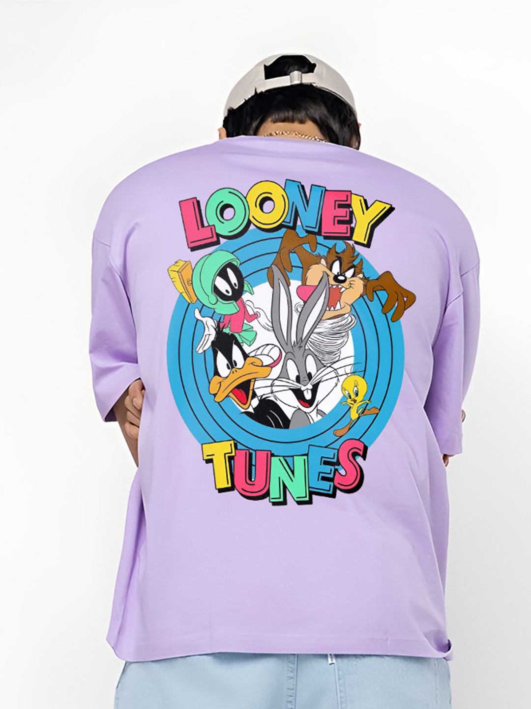 BDSQUARE Men Looney Tunes Printed T-shirt