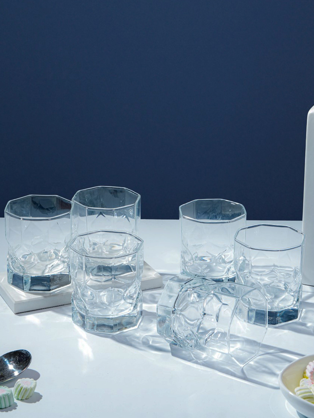 Luminarc International 6pcs Octime Diamond Transparent Old Fashioned Whisky Glass 300ML