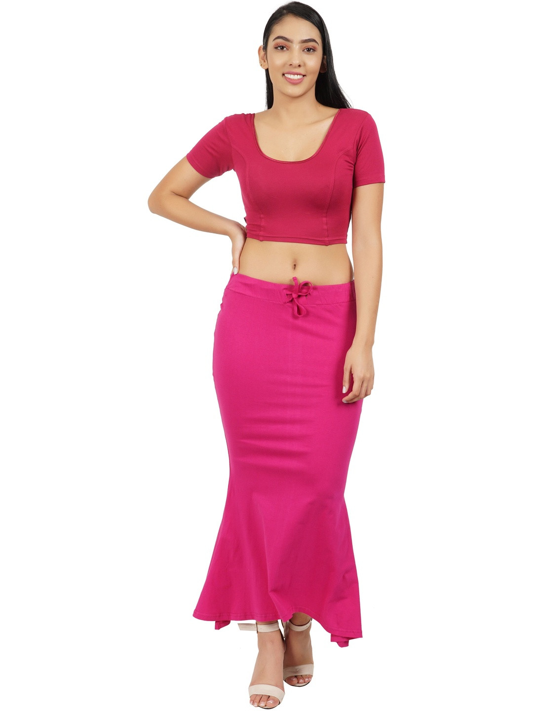 FEMULA Fish-Cut Saree Shapewear With Hipster Briefs