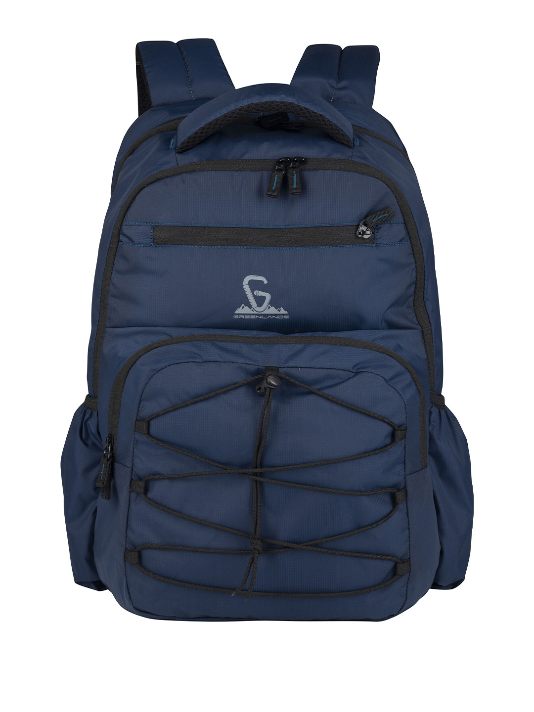 GREENLANDS Men 37L Ziggy Large Backpack with Attached Rain Cover & 2 Spacious Compartments