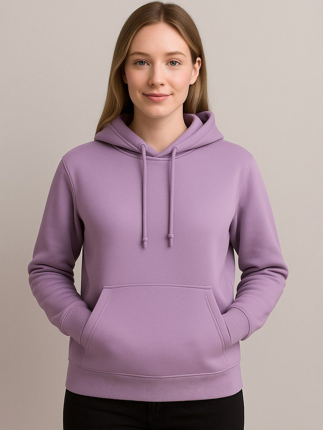 UllasPemium Women Hooded Long Sleeves Pullover Sweatshirt