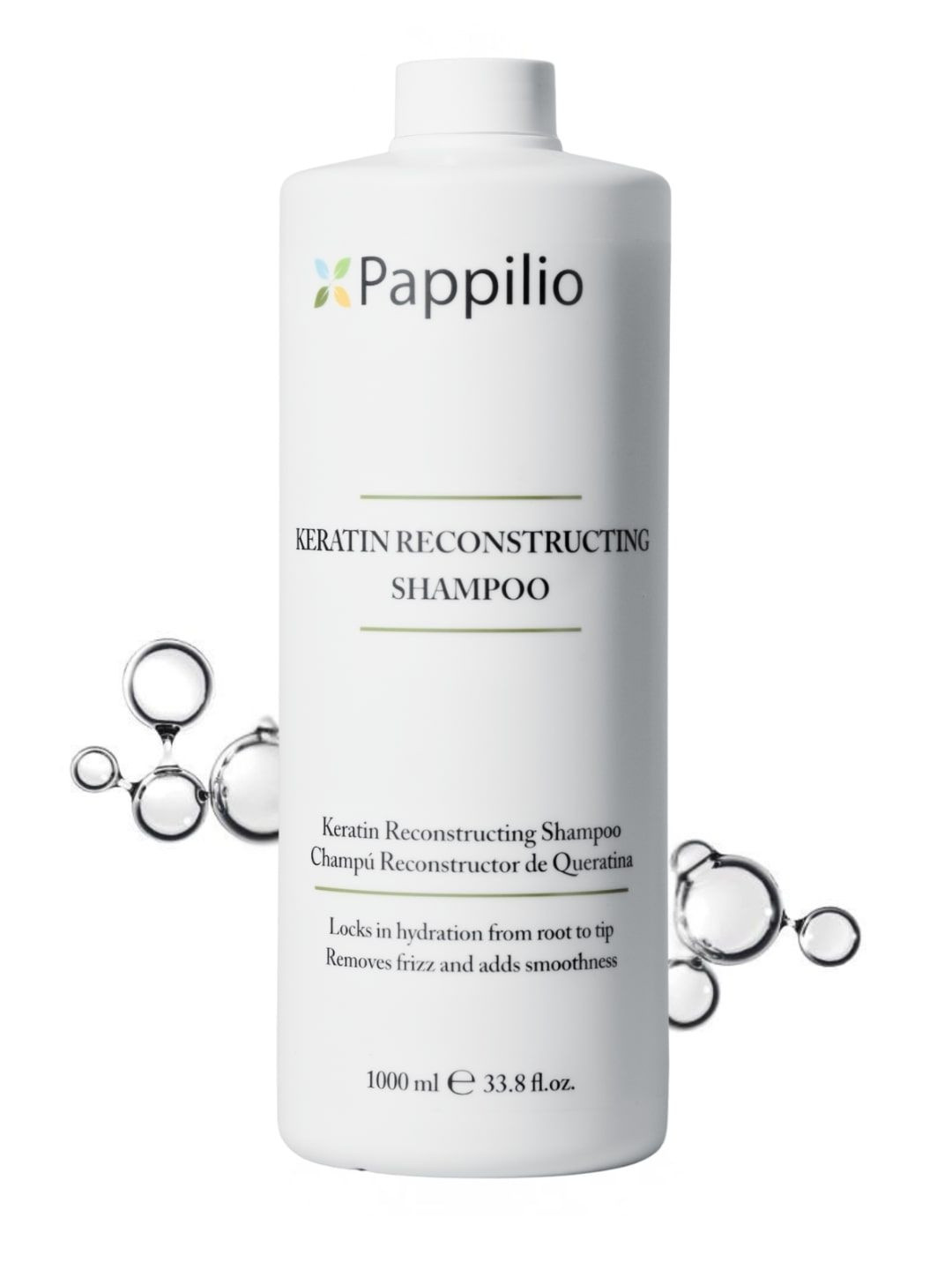 Pappilio Keratin Reconstructing Shampoo With Lotus Extracts - 1000 ml