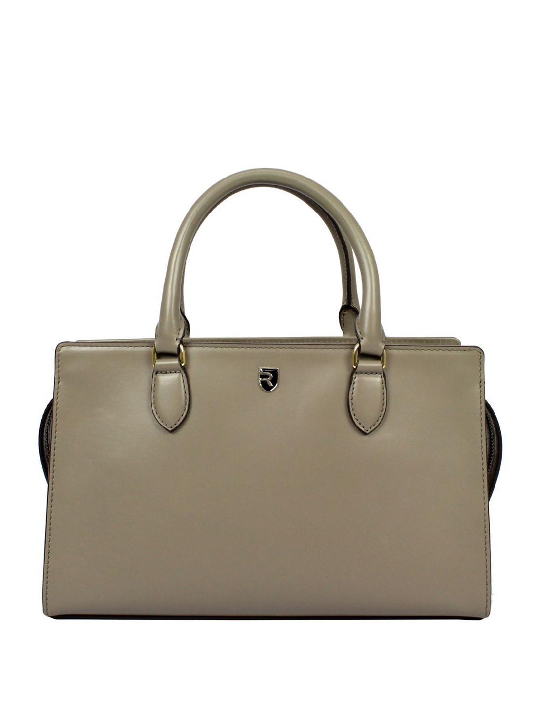 Revup Leather Detachable Sling Strap Bowling Satchel With Zip Detail