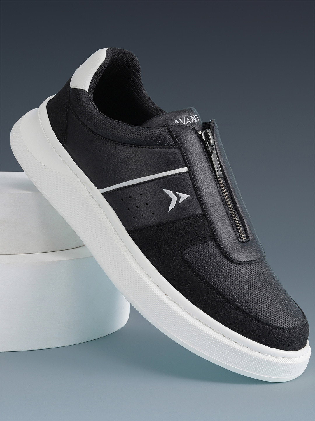 AVANT Men Zipwalk Casual Shoes - Black