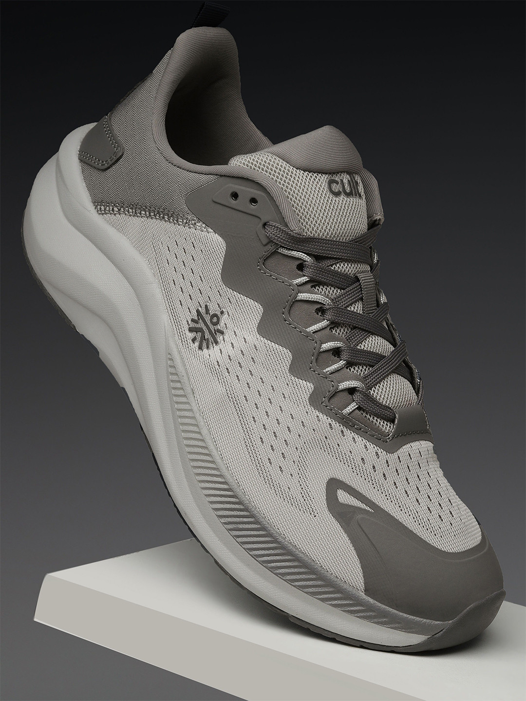 Cult Men Grey Zeon Running Shoes