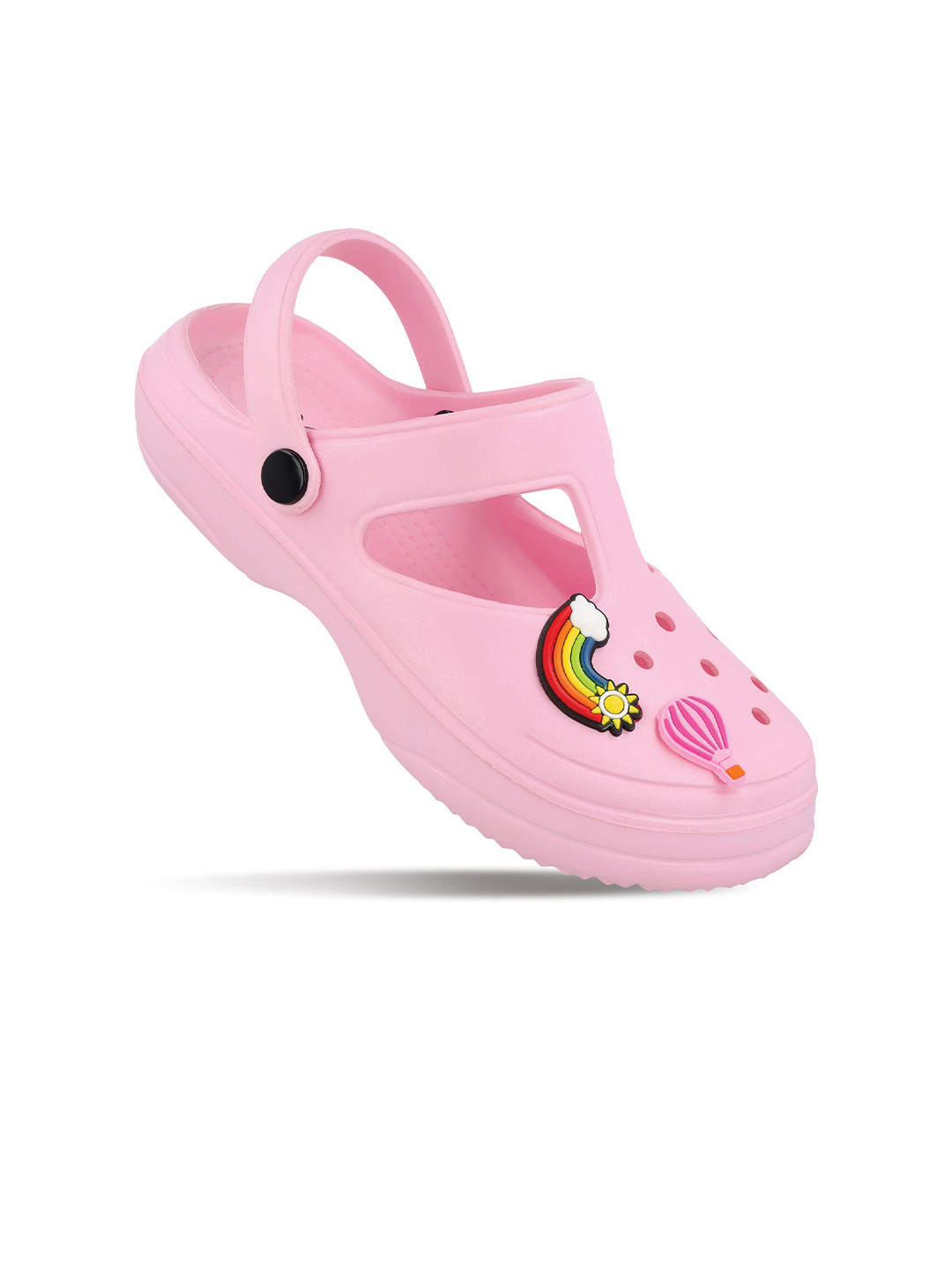 Walkaroo Self-Design Cushioned Footbed Clogs