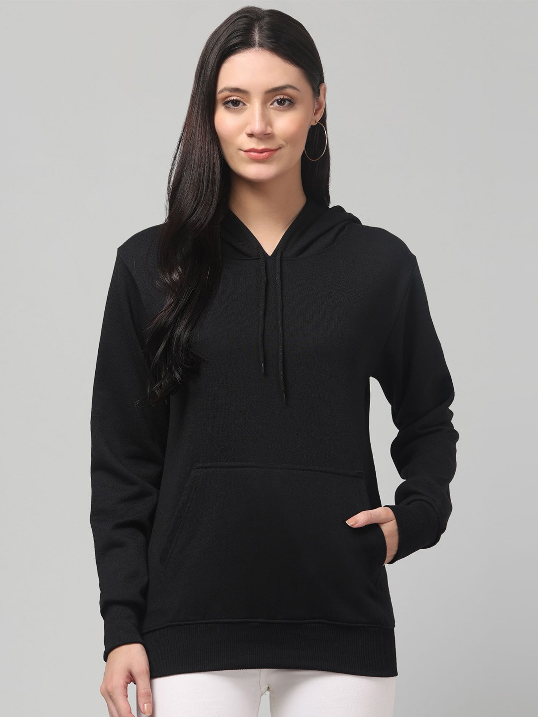 ERUDITE CLUB Women Long Sleeves Hooded Sweatshirt
