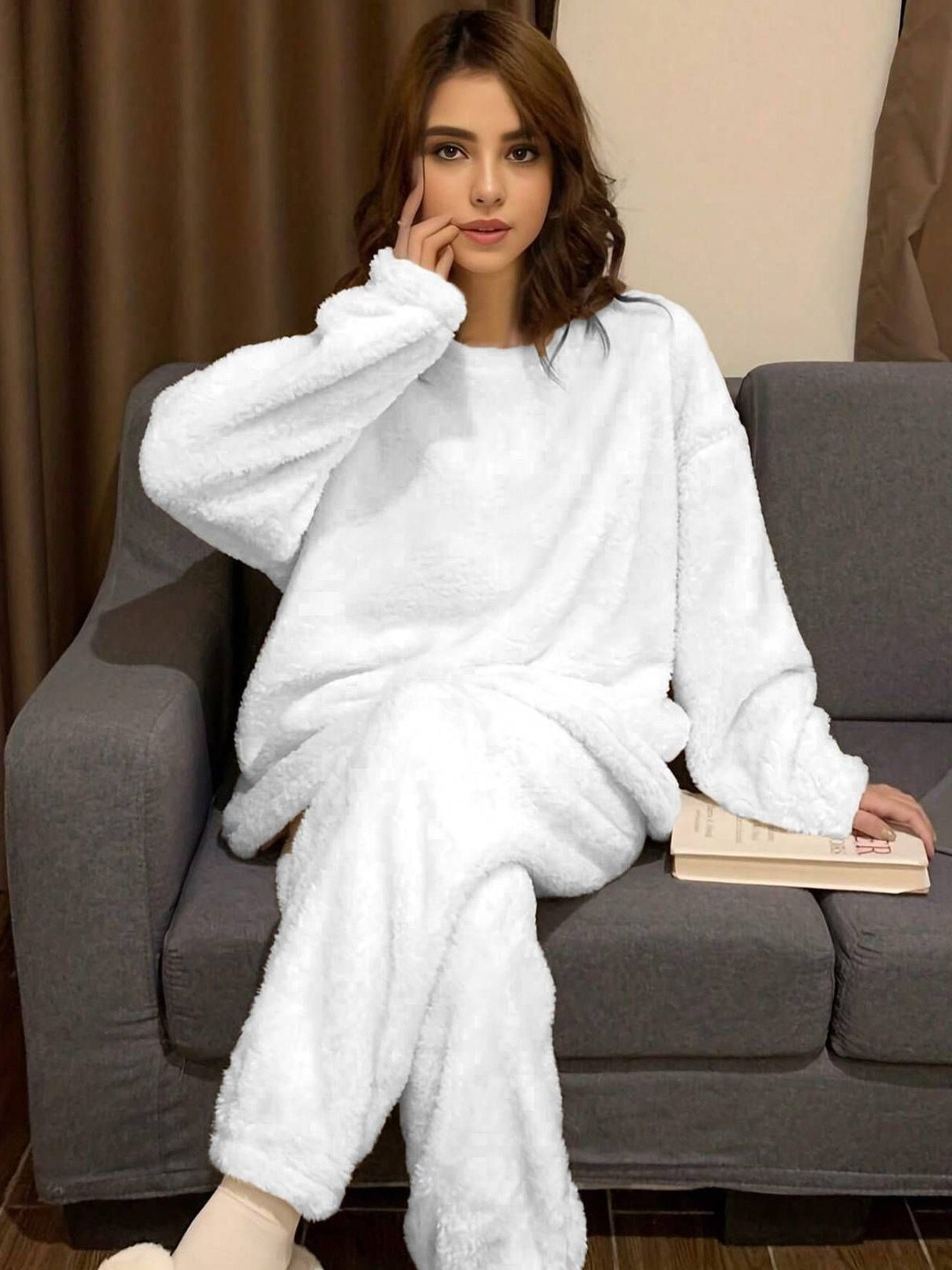 Kotty Round Neck Winterser Night suits