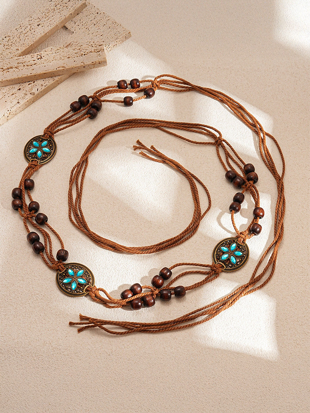 Fabme Stones Studded & Beaded Saree Accessories