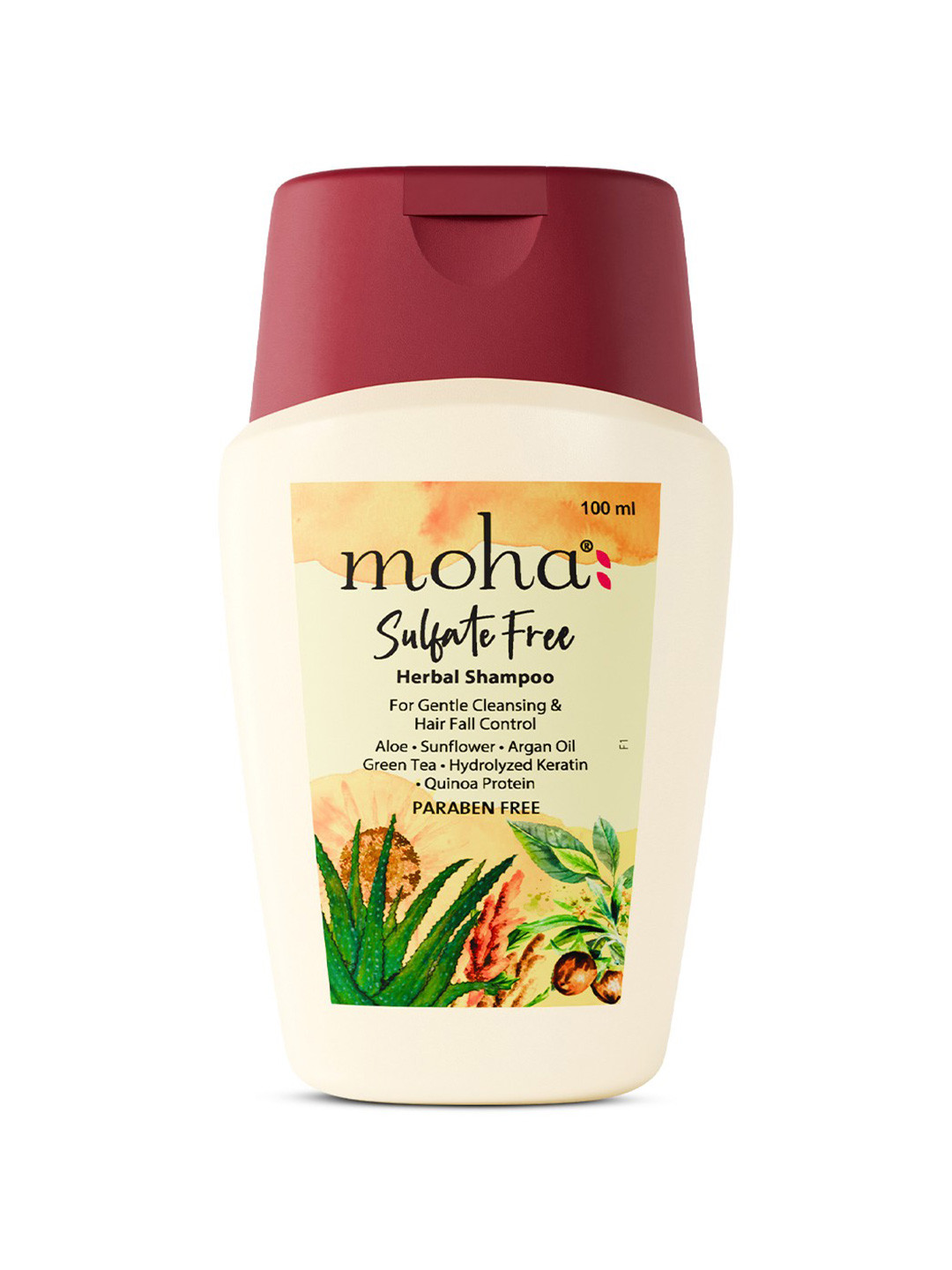 moha Sulfate-Free Herbal Shampoo for Gentle Cleansing & Hair Fall Control - 100ml
