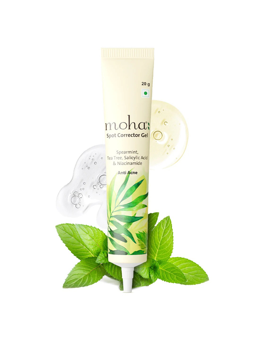 moha Acne Spot Corrector Gel With Tea Tree & Spearmint - 20 g