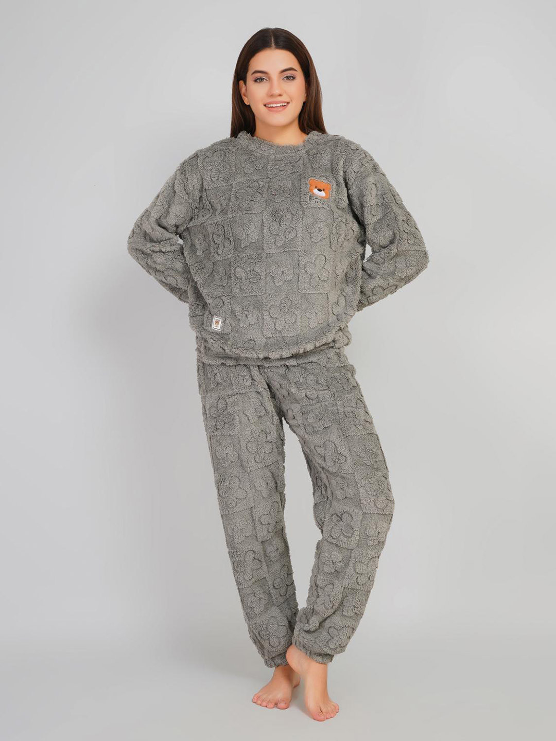 Lugo Women Sweashirt & Pyjama Winter Night suit