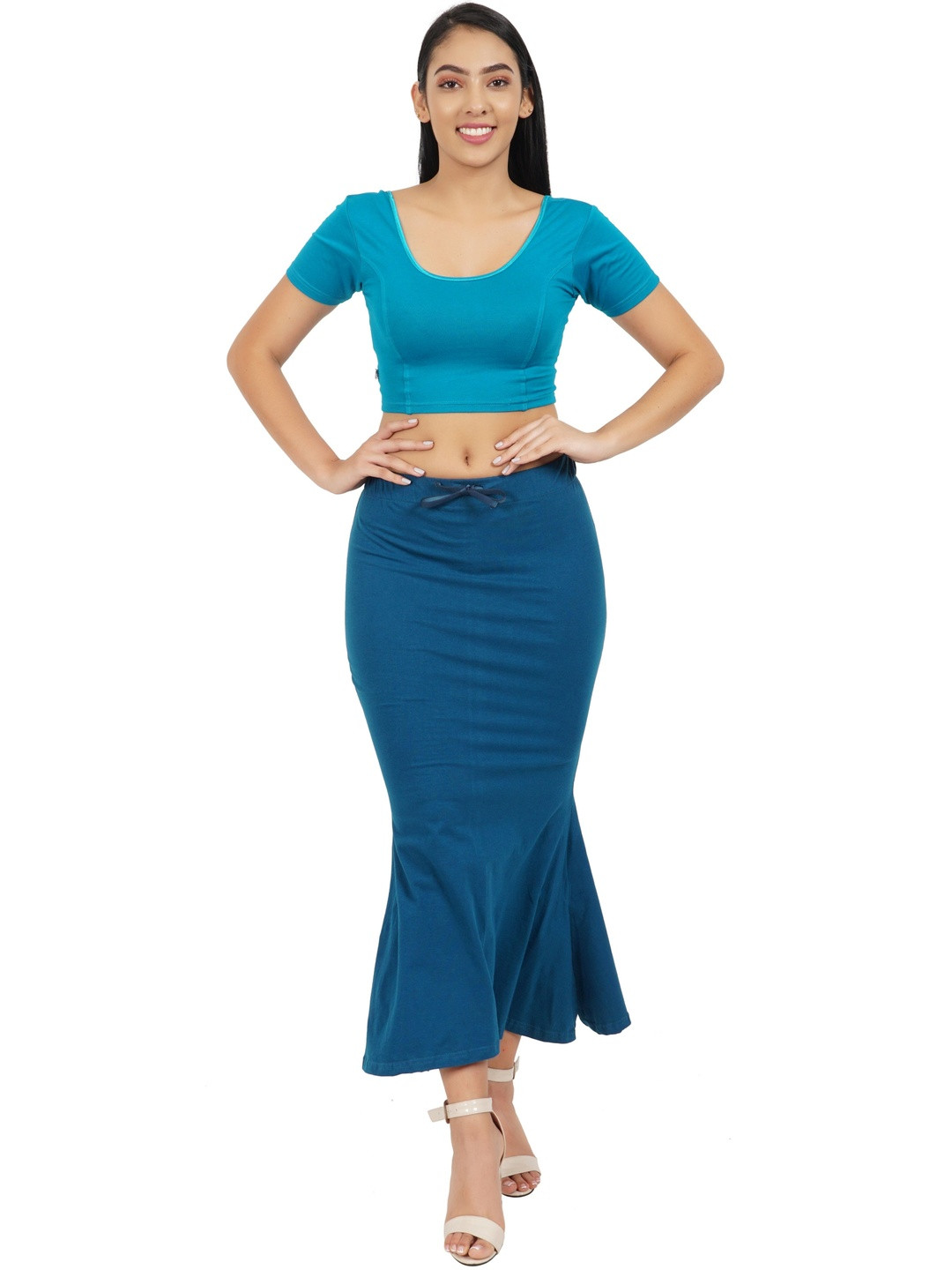 FEMULA Fishcut Stretchable Saree Shapewear With Brief