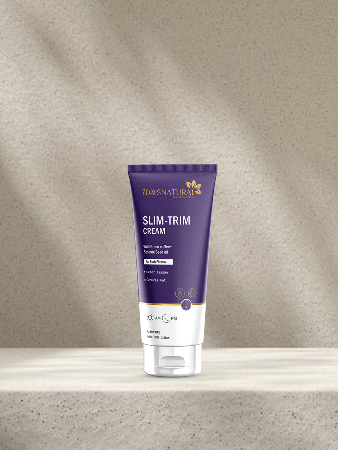 7DAYSNATURAL Feel Of Nature Body Fit Slimming Cream Eliminates Stubborn Fat - 100g