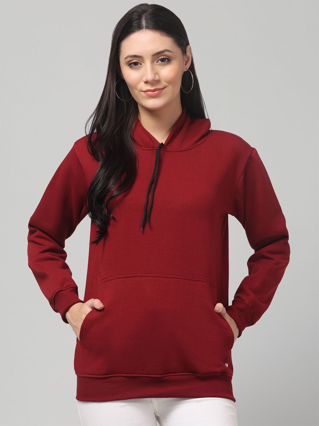 ERUDITE CLUB Women Long Sleeves Hooded Sweatshirt