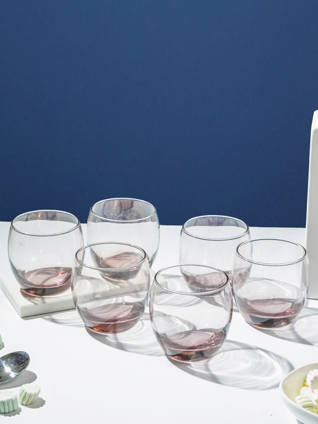 Luminarc International 6pcs Salto Pink Transparent Old Fashioned Whisky Glass 320ML