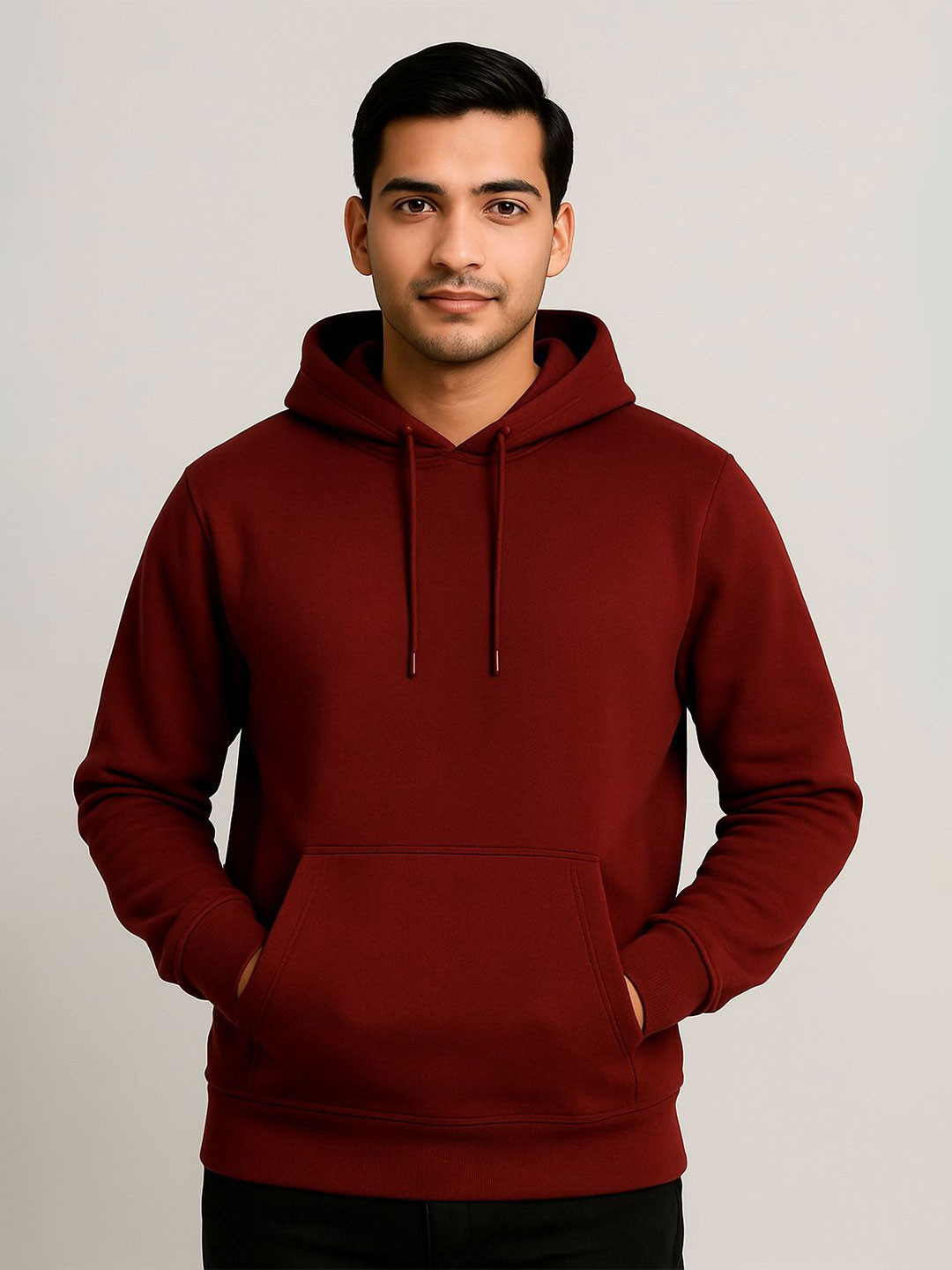 UllasPemium Men Hooded Long Sleeves Pullover Sweatshirt