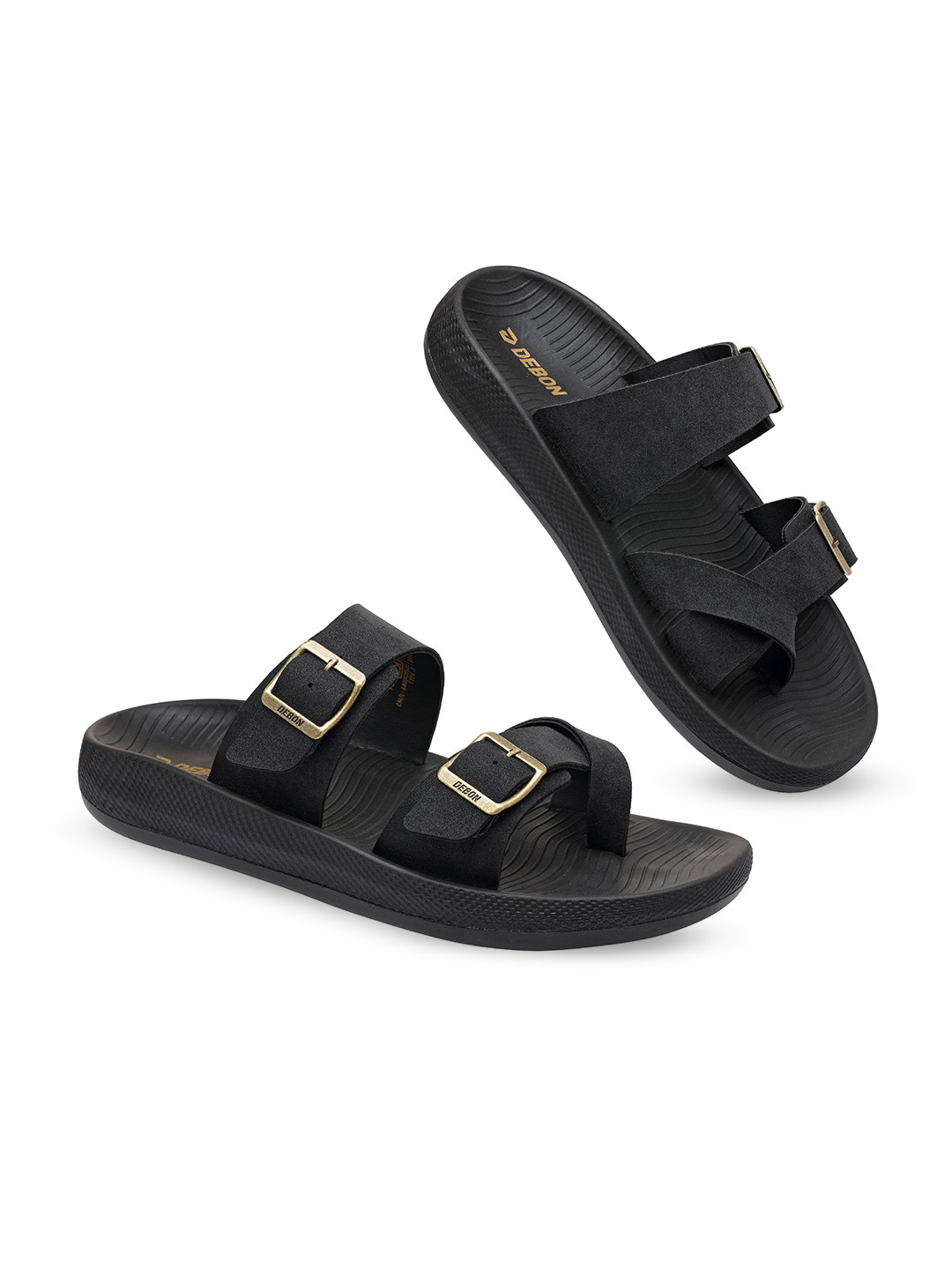 VKC DEBON Solid Slip-On Comfort Sandals
