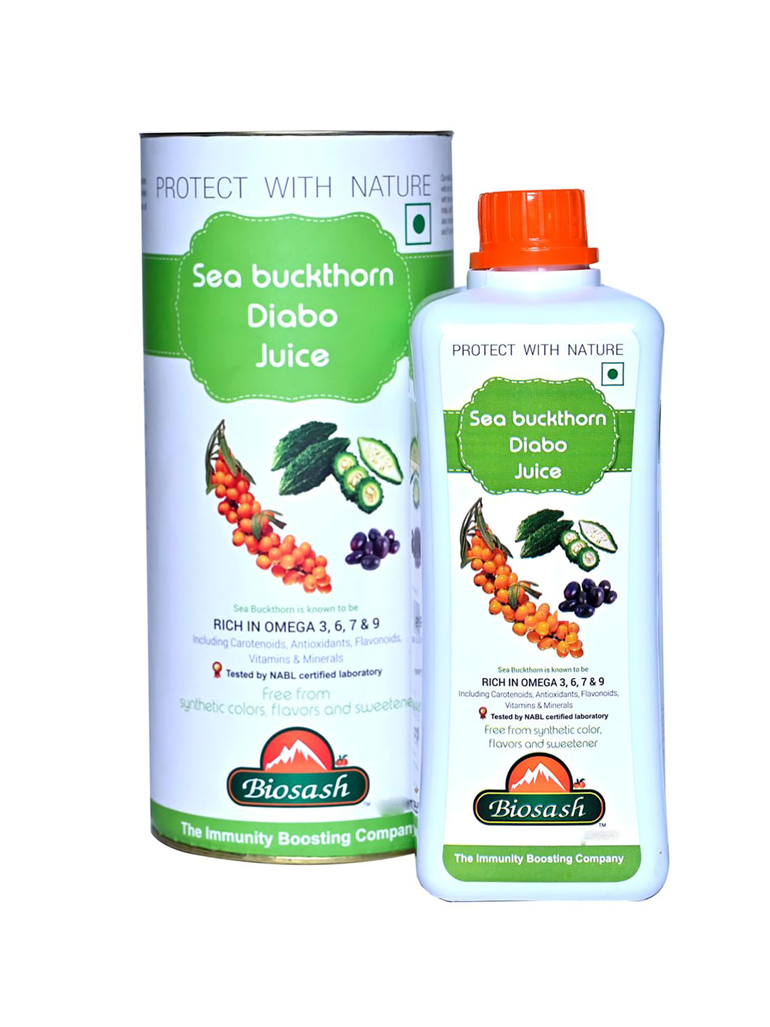 BIOSASH Sea Buckthorn Diabo Juice with Jamun& vitamin c 750ml