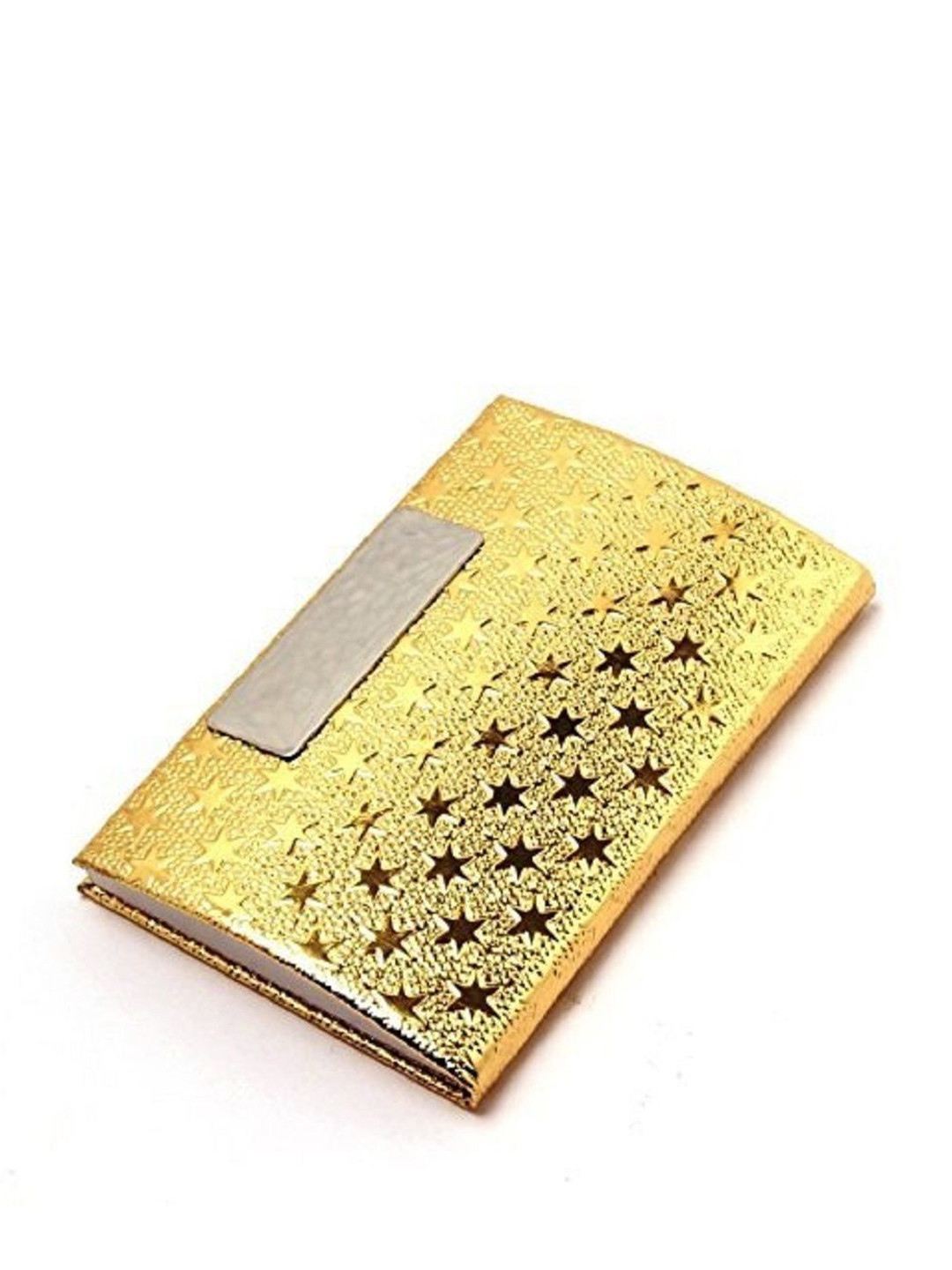 SZN Men Self Design Leather Card Holder