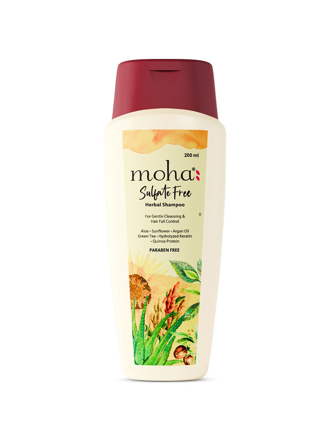 moha Sulfate-Free Herbal Shampoo for Gentle Cleansing & Hair Fall Control - 200ml