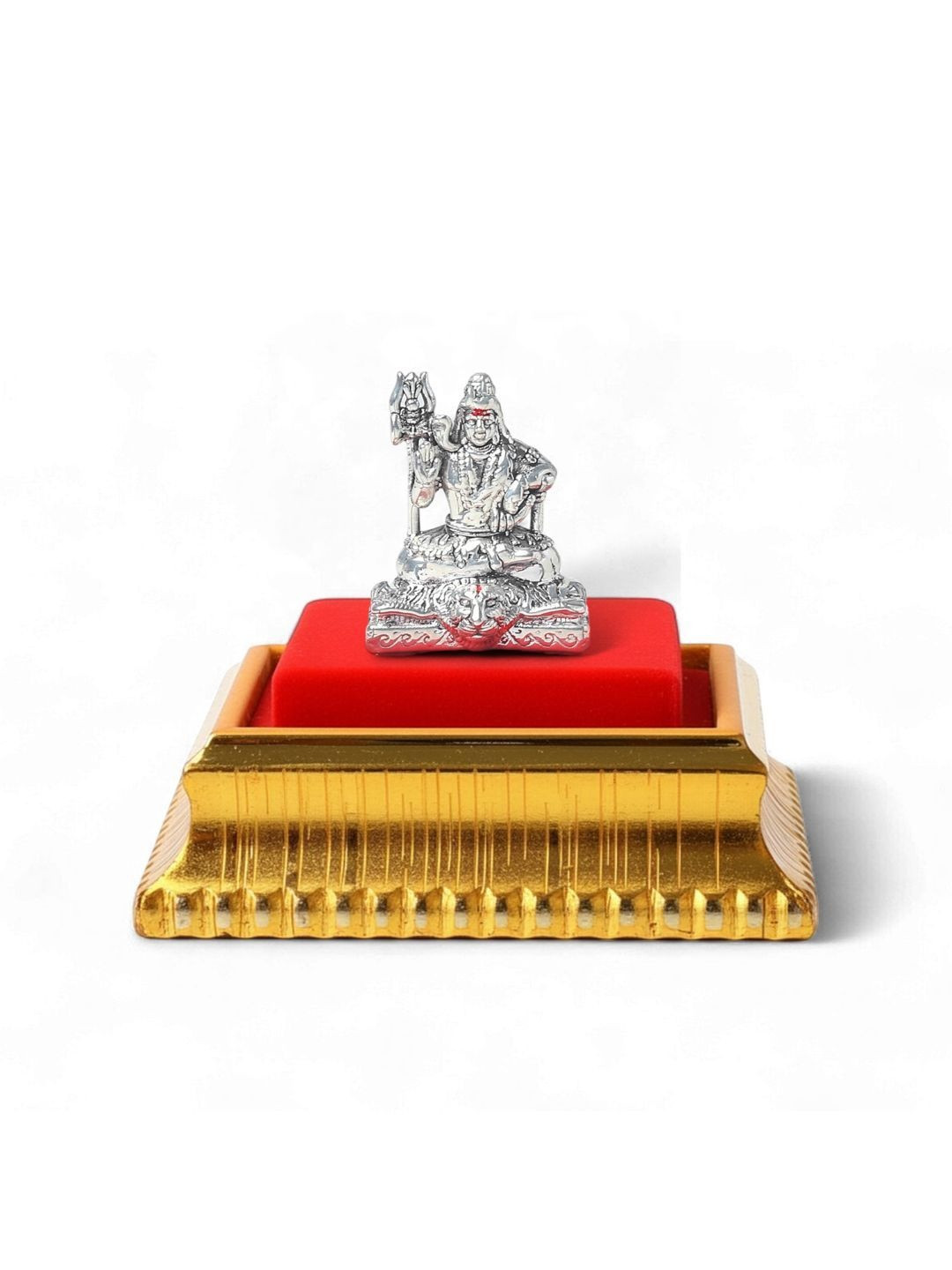 AKSHAT SAPPHIRE Silver Religious Idol Showpiece with Acrylic Box