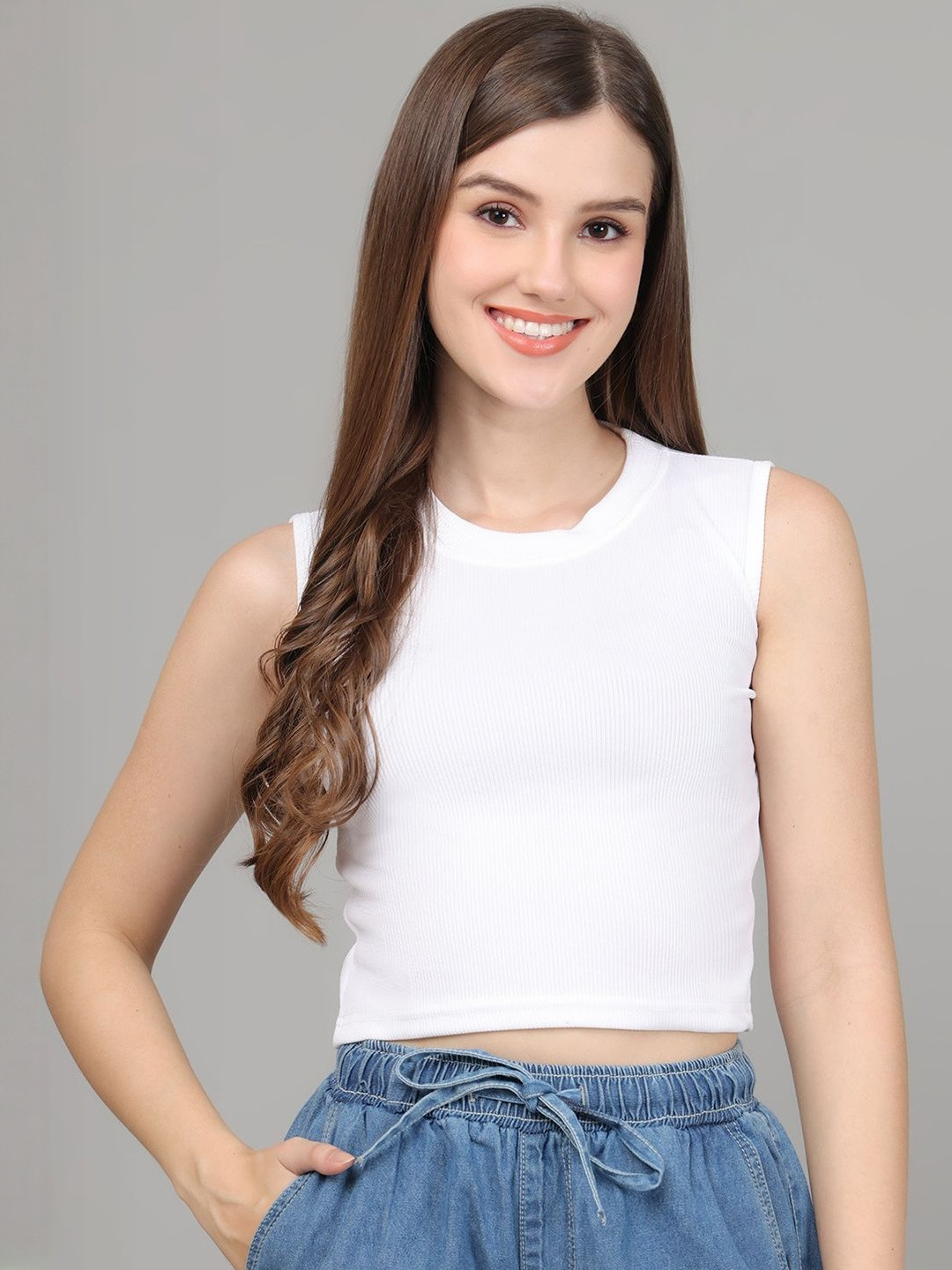 GRACIT Cotton Tank Crop Top