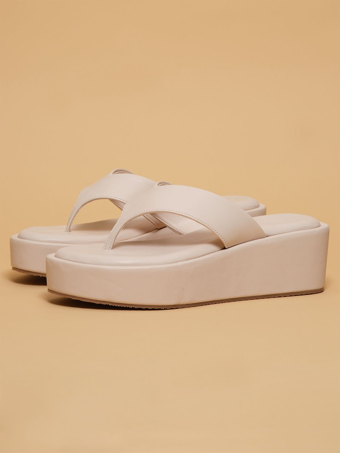 ERIDANI Christina Women Open Toe Thong Wedges