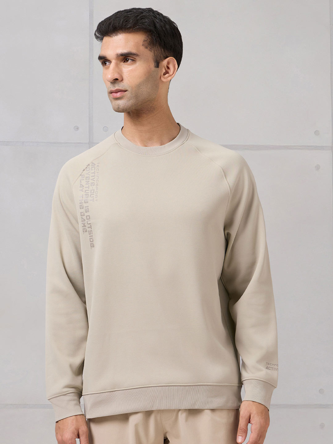 Technosport Men Printed Sweatshirt