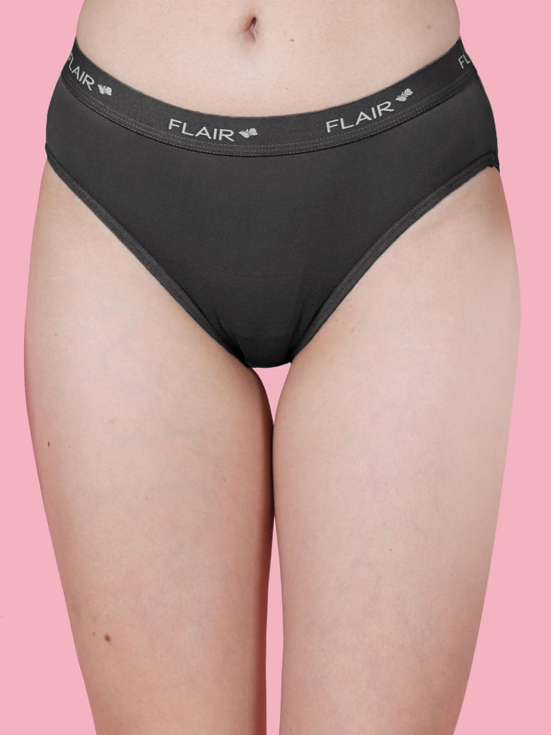 SHYAM SONS FLAIR Pack Of 3 Mid-Rise Anti Bacterial Bikini Briefs