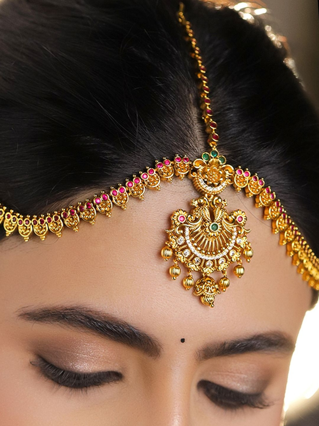 Rubans Gold-Plated Matha Patti Head Jewellery